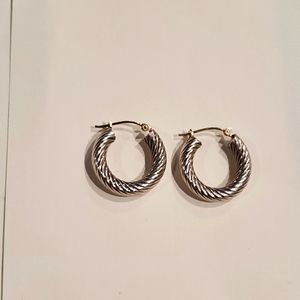 Peter Brams 925 14k earrings